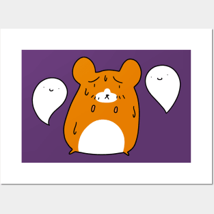 Ghosts and Scared Hamster Posters and Art